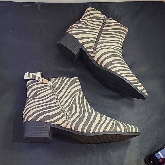 BRAND NEW WORTHINGTON WOMEN'S BROOKDALE BLOCK HEEL BOOTIES - Picture 7 of 14